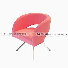 3D休閑椅模型