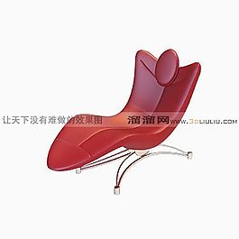 3D躺椅模型