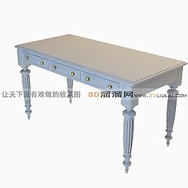 3D辦公桌模型