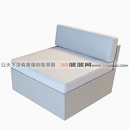 3D單人沙發(fā)模型