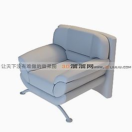 3D單人沙發(fā)模型
