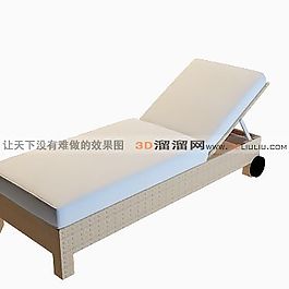 3D躺椅模型