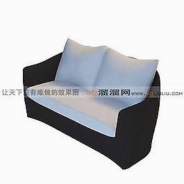 3D雙人沙發(fā)模型