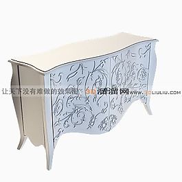 3D邊柜模型