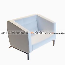 3D單人沙發(fā)模型