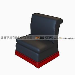 3D單人沙發(fā)模型