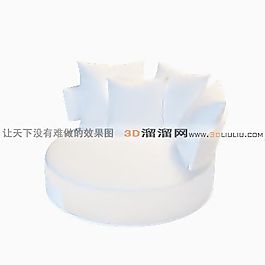 3D圓沙發(fā)模型