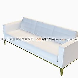 3D三人沙發(fā)模型