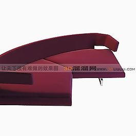 3D雙人沙發(fā)模型