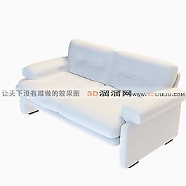 3D雙人沙發(fā)模型