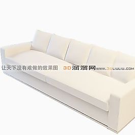 3D多人沙發(fā)模型