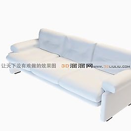 3D三人沙發(fā)模型