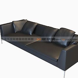 3D多人沙發(fā)模型