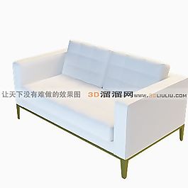 3D雙人沙發(fā)模型