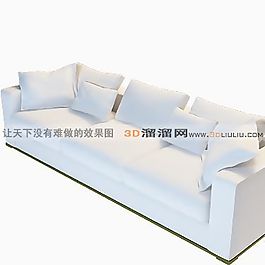 3D三人沙發(fā)模型