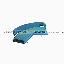 3D雙人沙發(fā)模型