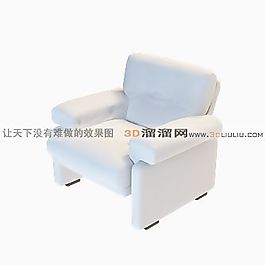 3D單人沙發(fā)模型