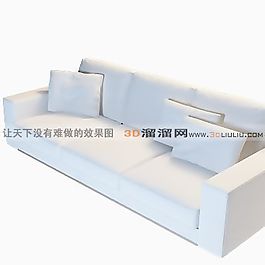 3D三人沙發(fā)模型