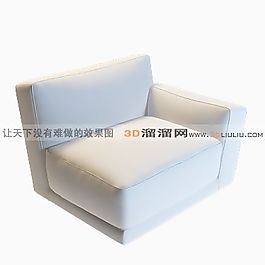 3D單人沙發(fā)模型