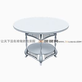 3D圓桌模型
