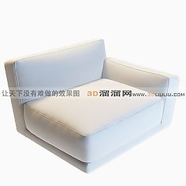 3D單人沙發(fā)模型