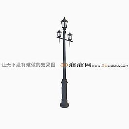 3D双臂灯模型