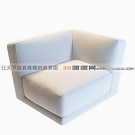3D單人沙發(fā)模型