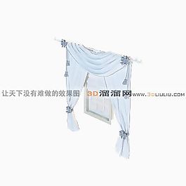 3D百折簾模型