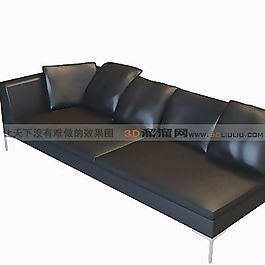 3D多人沙發(fā)模型