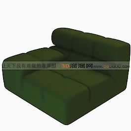 3D單人沙發(fā)模型