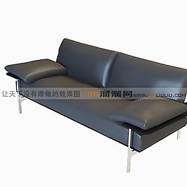 3D雙人沙發(fā)模型