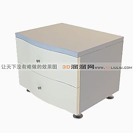 3D床頭柜模型