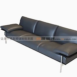 3D三人沙發(fā)模型