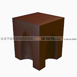 3D凳模型