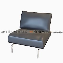 3D單人沙發(fā)模型