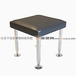 3D沙發(fā)凳模型