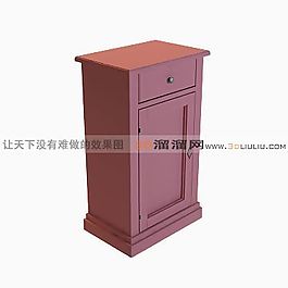3D邊柜模型
