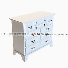 3D邊柜模型