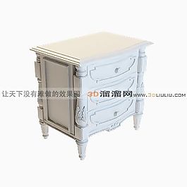 3D床頭柜模型