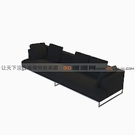 3D多人沙發(fā)模型