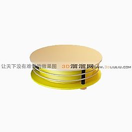 3D吸頂燈模型