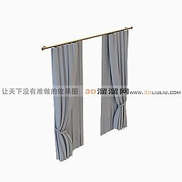 3D百折簾模型