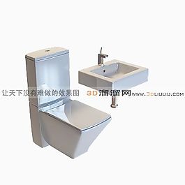 3D衛(wèi)浴組合模型