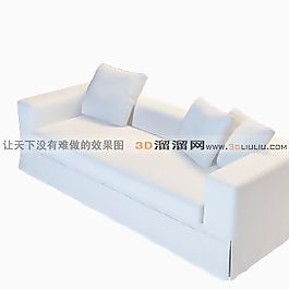 3D多人沙發(fā)模型