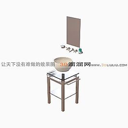3D洗手臺模型