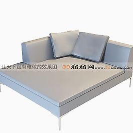 3D沙發(fā)床模型