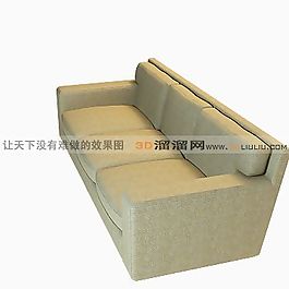 3D三人沙發(fā)模型