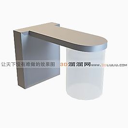 3D壁燈模型