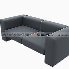 3D雙人沙發(fā)模型