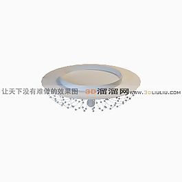 3D吸頂燈模型